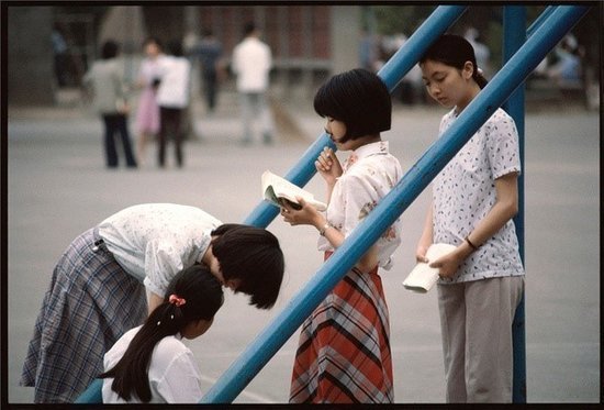 朴实的青春回忆八十年代中学彩色老照片组图